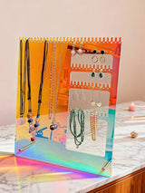 Iridescent Acrylic Earring & Necklace Display Stand