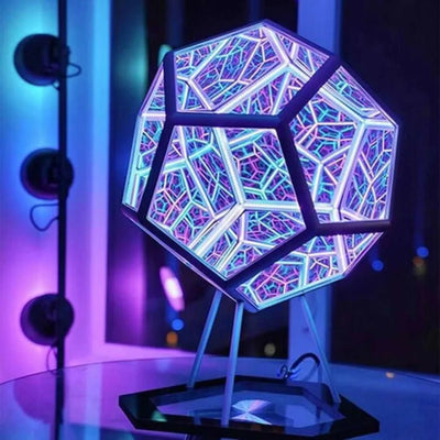 Infinity Dodecahedron LED Lamp