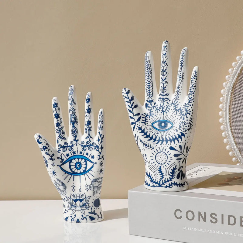 Ceramic Jewelry Display Hand