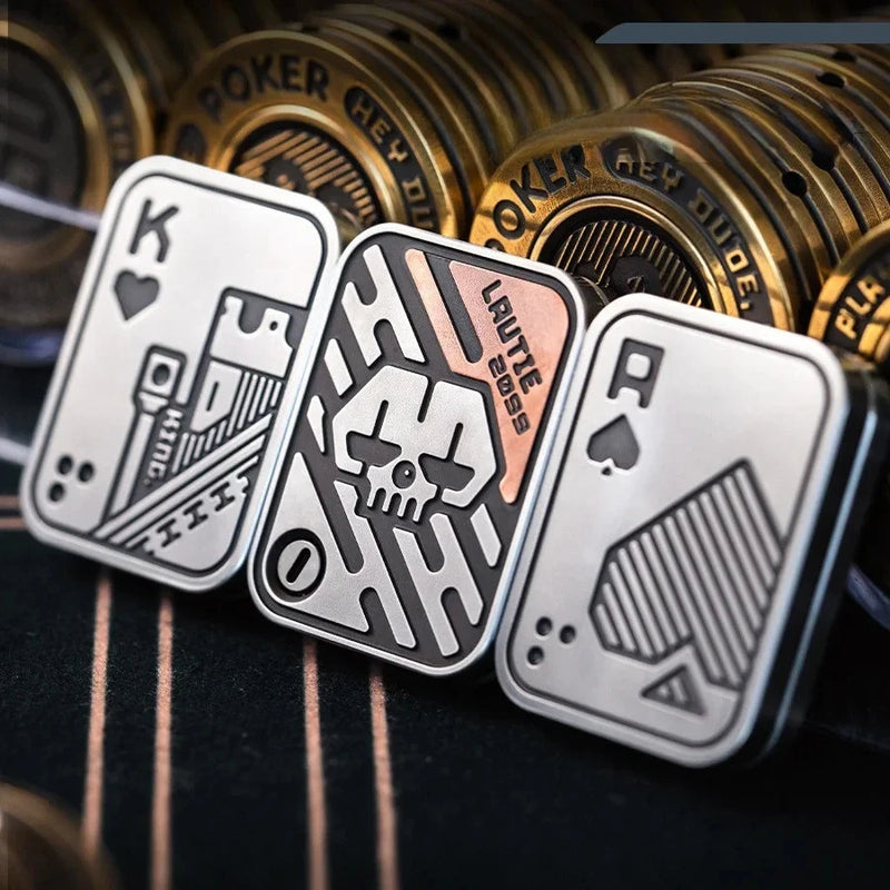 Metal Push Card Fidget Toy