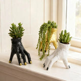 Hand-Shaped Succulent Planter