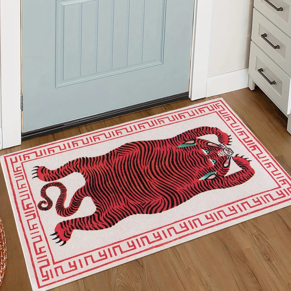 Retro Tiger Welcome Door Mat
