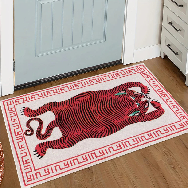 Retro Tiger Welcome Door Mat