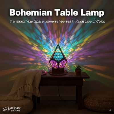 Bohemian Projection Lamp