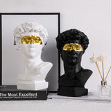 European David Head Bust Statue