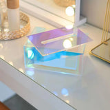 Iridescent Acrylic Tissue Holder