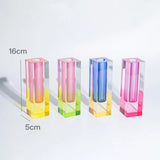 Rainbow Pillar Bud Vase